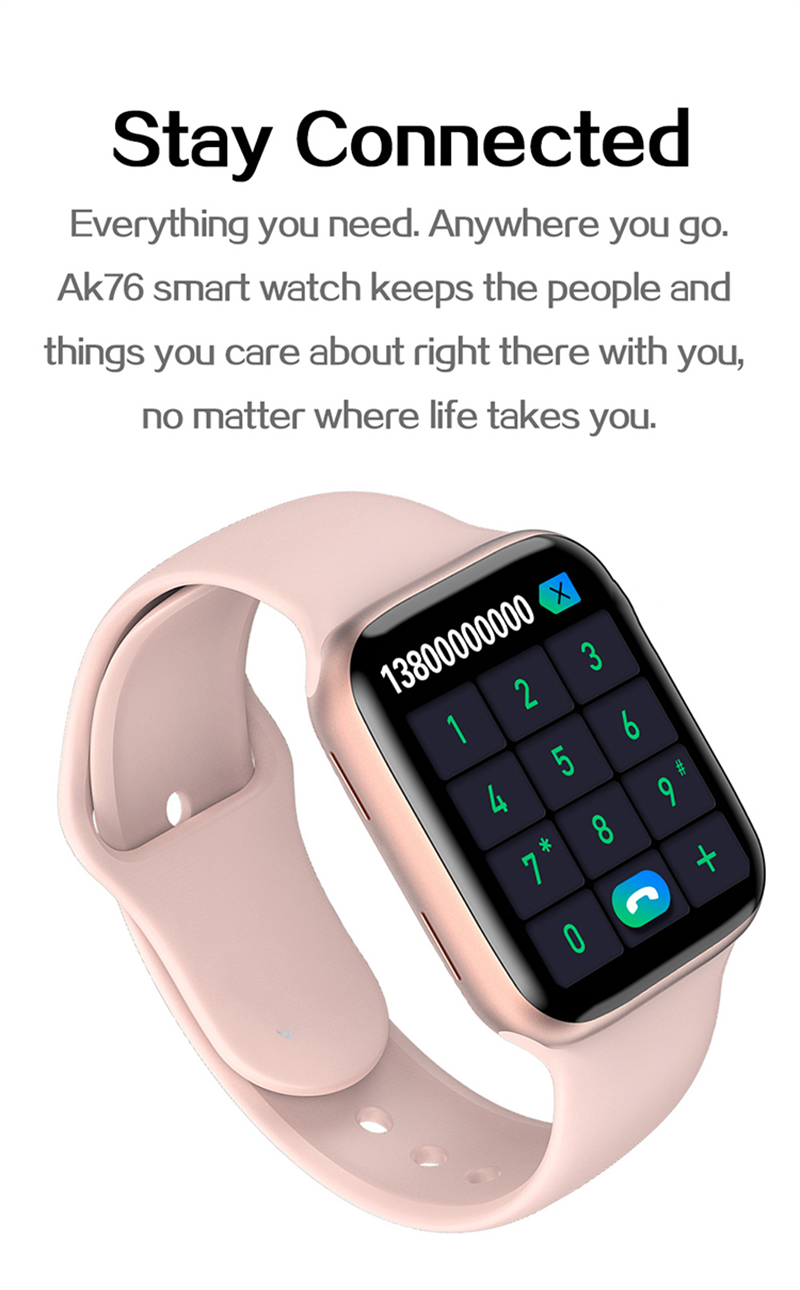 AK76 Bluetooth Call Smart Watch
